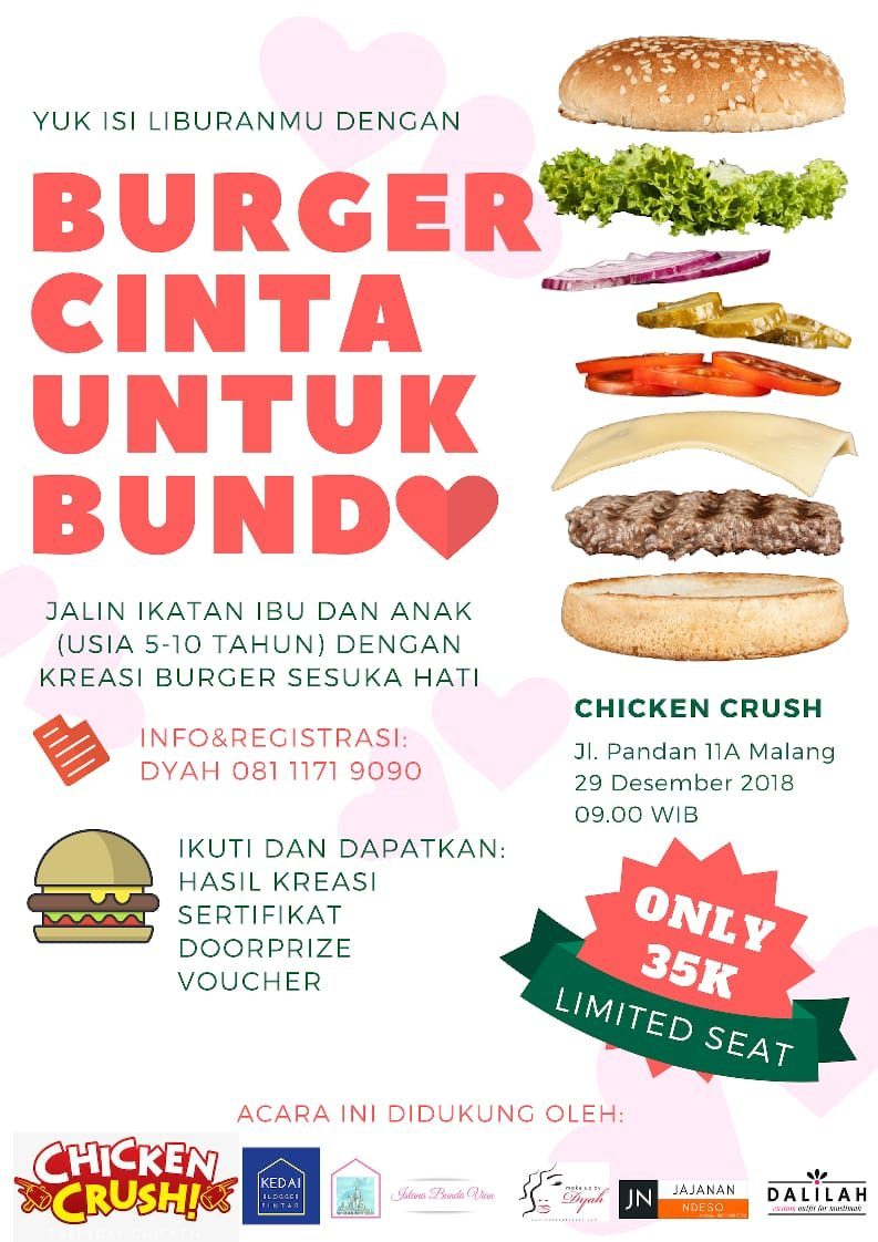 Burger Cinta Untuk Bunda – Event Di Malang