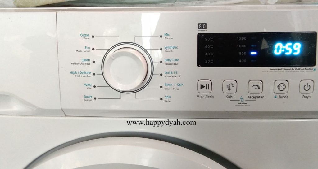 mesin cuci bukaan depan