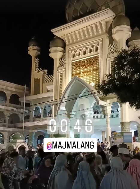 Malam 21 Ramadhan 2024 di Masjid Jami Malang